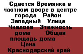 Сдается Времянка в частном дворе в центре города › Район ­ Западный › Улица ­ Чкалова › Этажность дома ­ 1 › Общая площадь дома ­ 20 › Цена ­ 10 000 - Краснодарский край, Краснодар г. Недвижимость » Дома, коттеджи, дачи аренда   . Краснодарский край,Краснодар г.